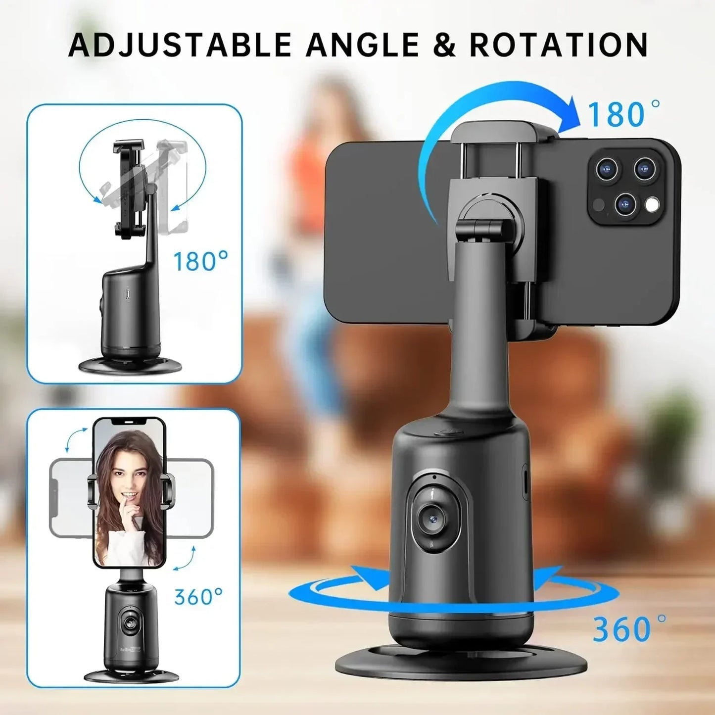 TrackMount 360 | Smart Phone Tripod with AI