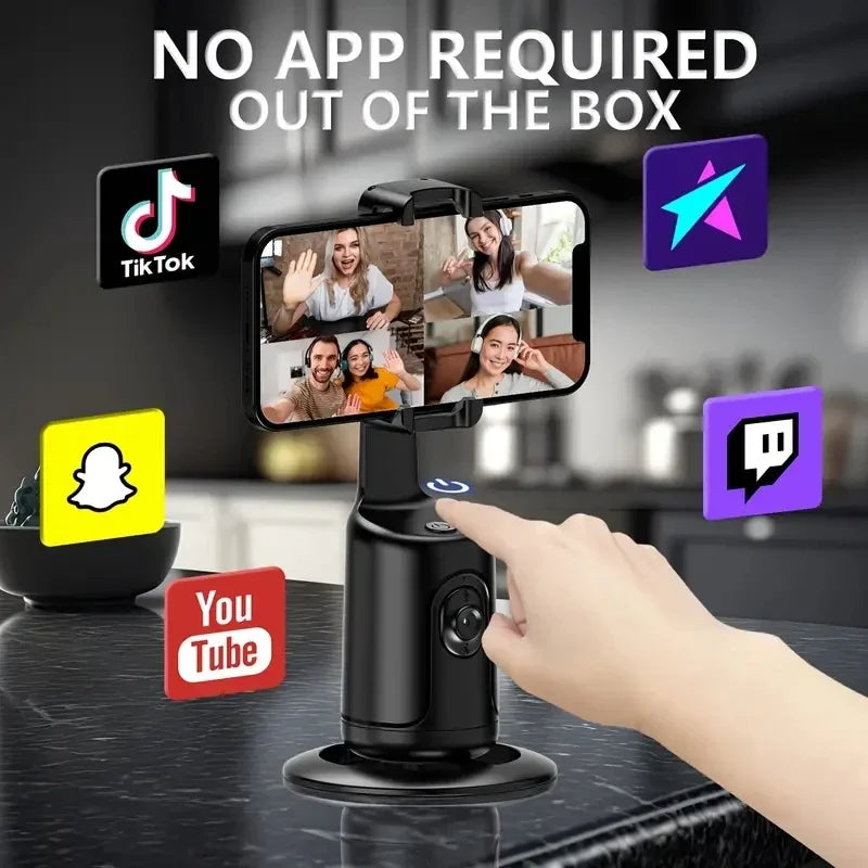 TrackMount 360 | Smart Phone Tripod with AI