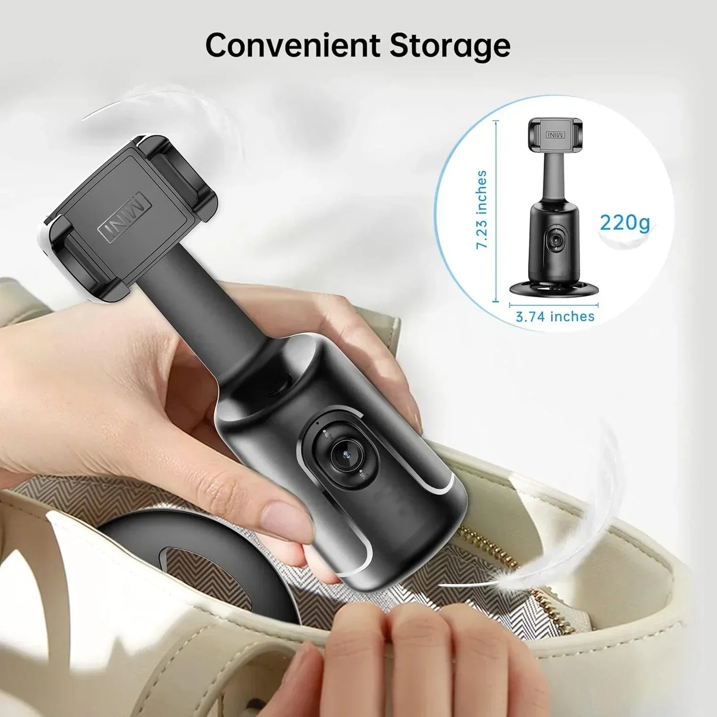 TrackMount 360 | Smart Phone Tripod with AI