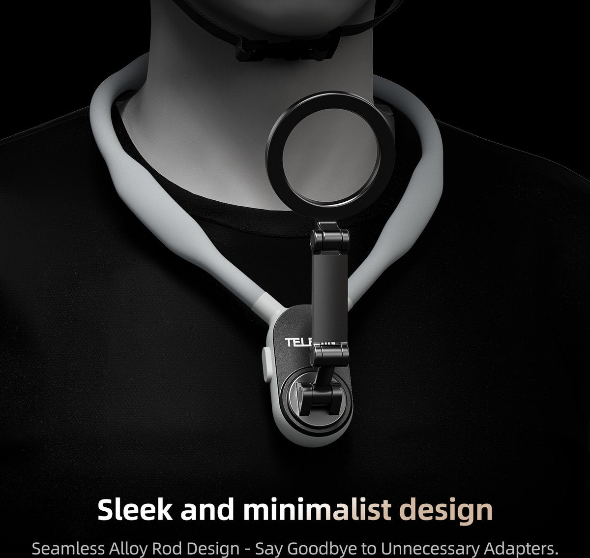 HaloHold Pro | Magnetic Neck Phone Holder for POV Filming