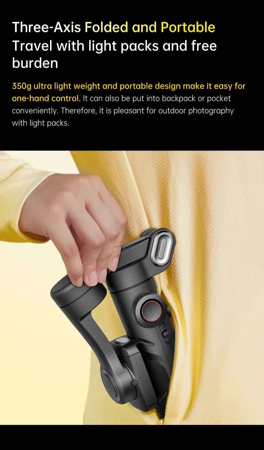 Smart XE | 3-Axis Foldable Smartphone Stabilizer