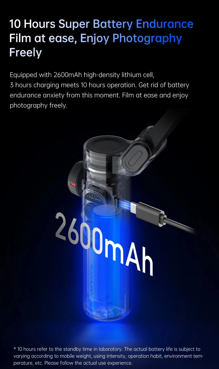 Smart XE | 3-Axis Foldable Smartphone Stabilizer