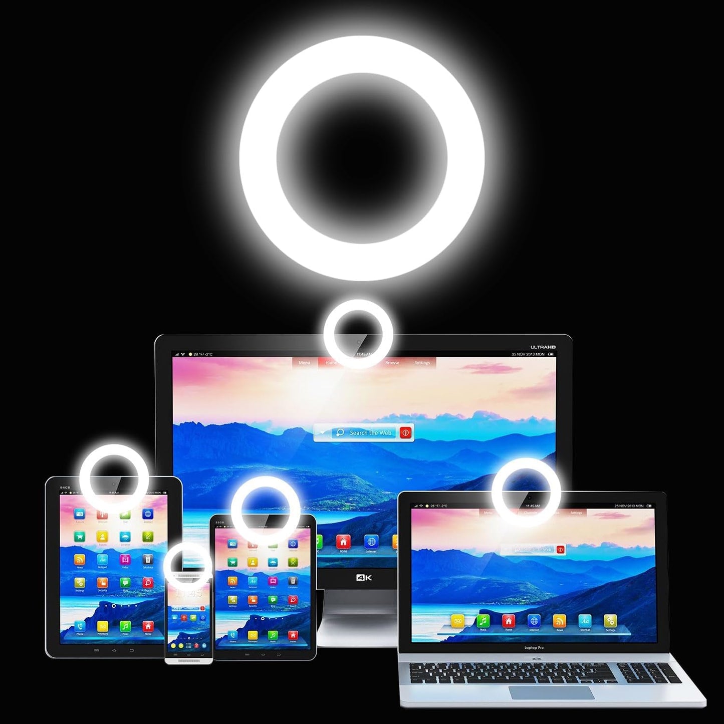 SnapGlow Mini | Portable Phone Ring Light