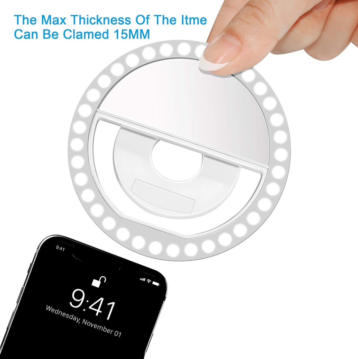 SnapGlow Mini | Portable Phone Ring Light