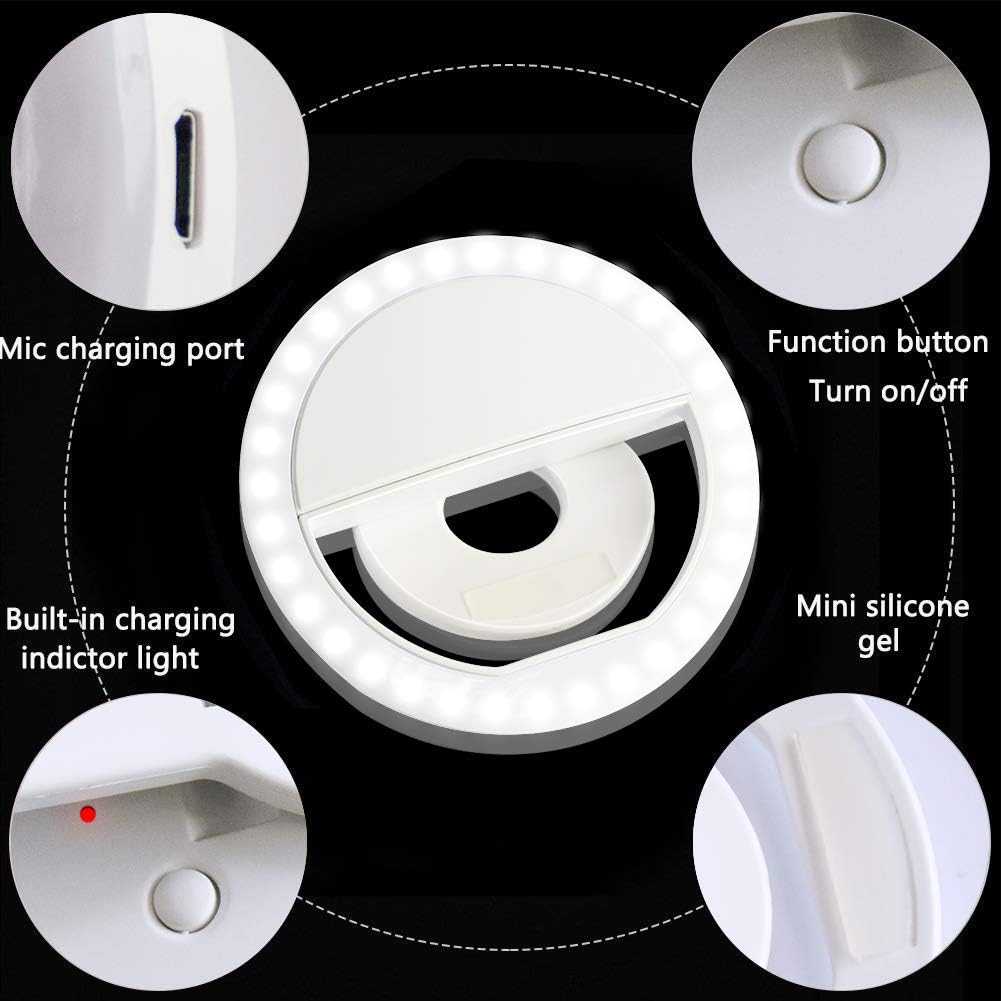 SnapGlow Mini | Portable Phone Ring Light