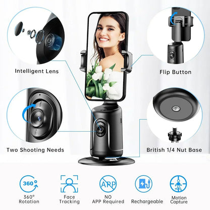 TrackMount 360 | Smart Phone Tripod with AI