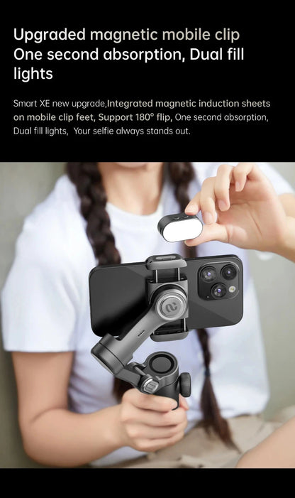 Smart XE | 3-Axis Foldable Smartphone Stabilizer