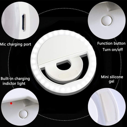 SnapGlow Mini | Portable Phone Ring Light